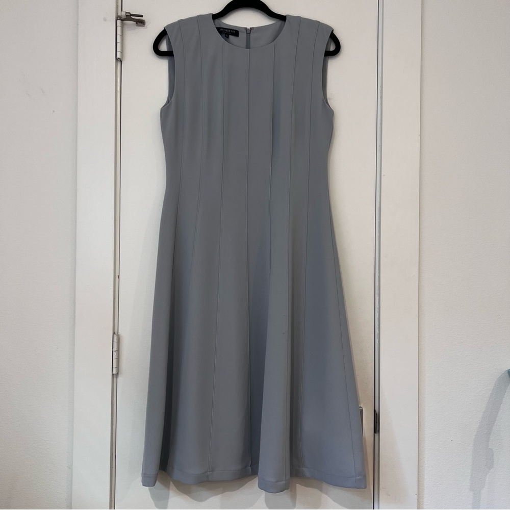 Lafayette 148 Ice Blue Dress